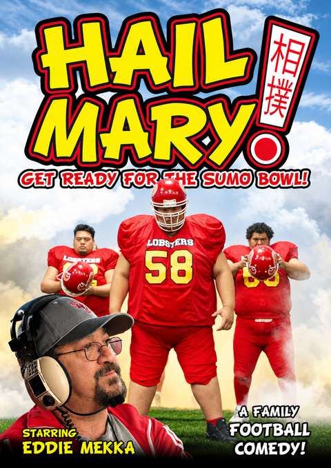 Hail Mary film poster, a family football comedy
